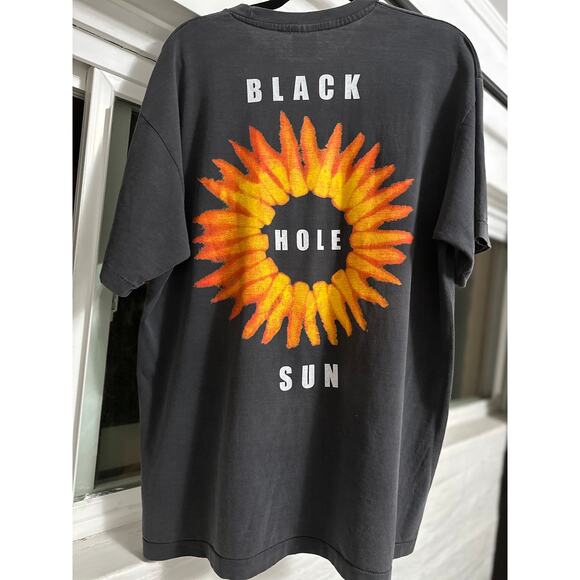 Soundgarden Black Hole Sun Vintage T-shirt Modern Reprint Brockum Tag - Picture 2 of 4